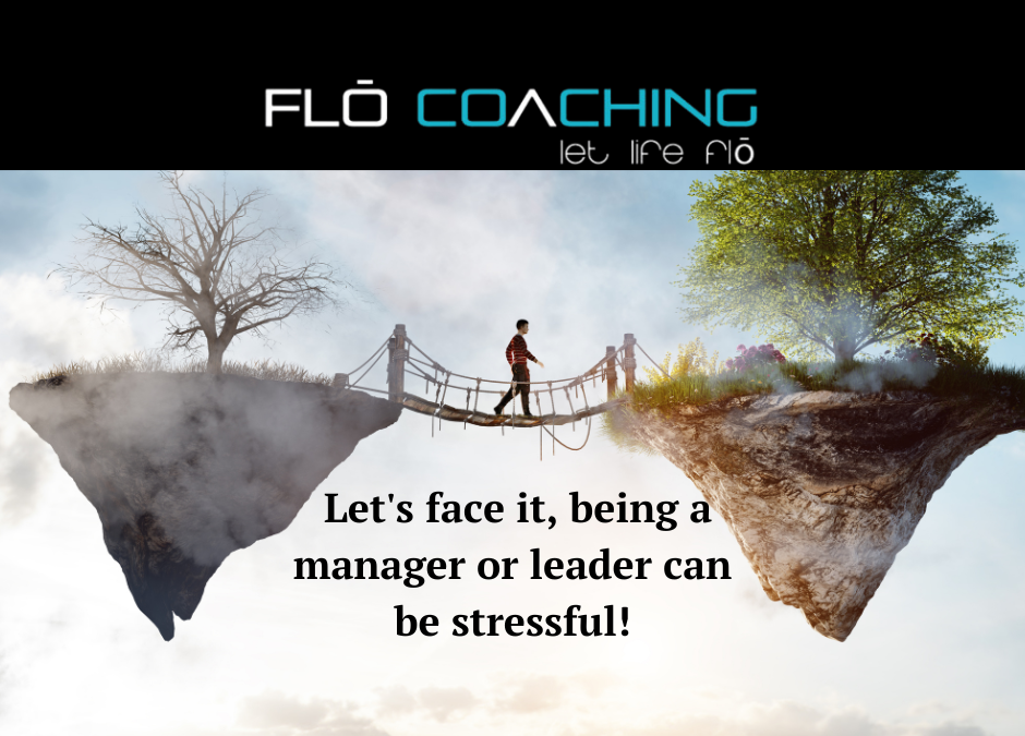 Let’s face It, Being a Manager or Leader Can be Stressful.