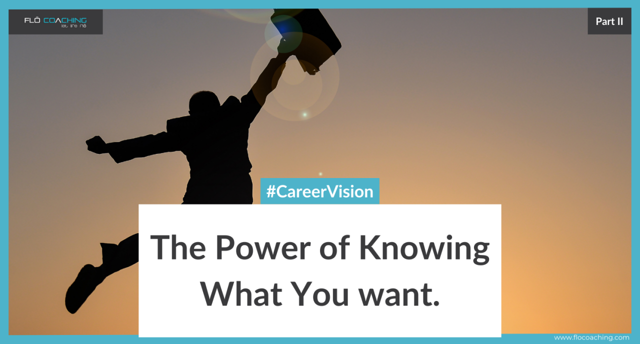 The Importance of Career Vision and Direction (Part II)